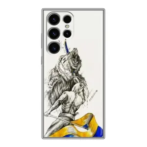 Чохли (Доброго вечора, ми за України) для Samsung Galaxy S24 Ultra (AlphaPrint) (Перемога)
