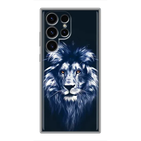 Чохол з принтом «Синій Лев» для Samsung Galaxy S24 Ultra