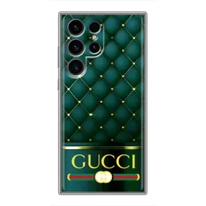Чохли GUCCI для Samsung Galaxy S24 Ultra (AlphaPrint) (Текстура Гуччі)