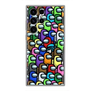 Чохли Амонг Ас для Samsung Galaxy S24 Ultra (AlphaPrint) (Убитий)