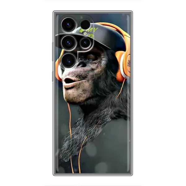 Чохол з принтом «В навушниках» для Samsung Galaxy S24 Ultra