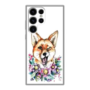 Чохли з картинкою Лисичка для Samsung Galaxy S24 Ultra (VPrint) (Весела лисичка)