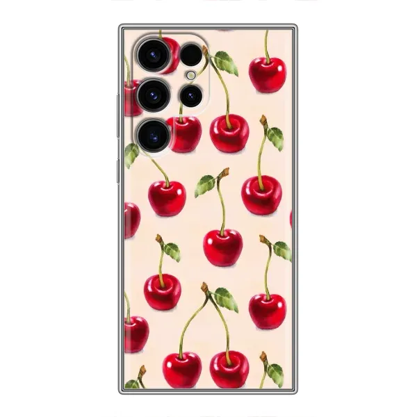 Чехол с принтом «Вишня» для Samsung Galaxy S24 Ultra Чехол с принтом «Вишня» для Samsung Galaxy S24 Ultra