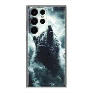 Чохол з картинкою 'Хижаки' для Samsung Galaxy S24 Ultra (Вовк у хмарах)