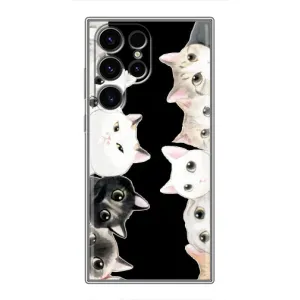 Чохол на Samsung Galaxy S24 Ultra з Котиками (VPrint) (Погляд котиків)