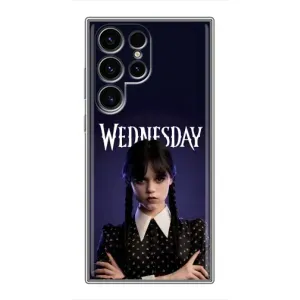 Силиконовый чехол с картинкой для Samsung Galaxy S24 Ultra (Wednesday)