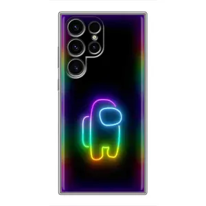 Чохли Амонг Ас для Samsung Galaxy S24 Ultra (AlphaPrint) (Яскравий скін)