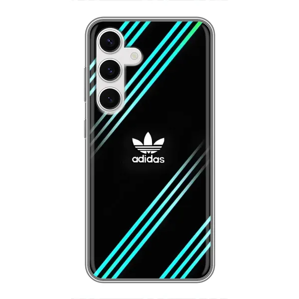 Чехол с принтом «Адидас с полосами» для Samsung Galaxy S24 Чехол с принтом «Адидас с полосами» для Samsung Galaxy S24