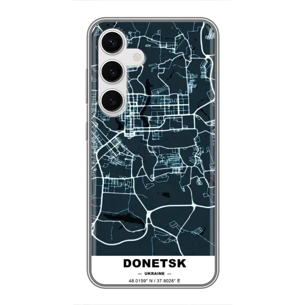 Чехол с принтом «Донецк» для Samsung Galaxy S24