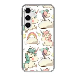 Чохол для Самсунг Галаксi S24 - (Єдинорожки - Новинки) (AlphaPrint) (Єдиноріжки)