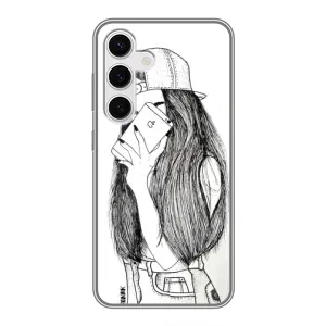 Чохол з друком для Samsung Galaxy S24 - (Мода) (AlphaPrint) (Фото дівчини)