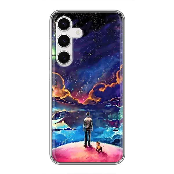 Чехол с принтом «Галактический вид» для Samsung Galaxy S24