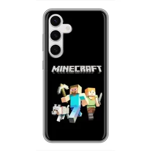Чохол Майнкрафт на Samsung Galaxy S24 (AlphaPrint) Minecraft (герої Minecraft)