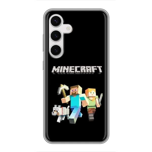 Чехол с принтом «герои Minecraft» для Samsung Galaxy S24 Чехол с принтом «герои Minecraft» для Samsung Galaxy S24
