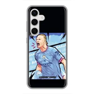 Чохли з футболістом Ерлінг Холанд для Samsung Galaxy S24 (AlphaPrint) (гол Ерлінг Холанд)