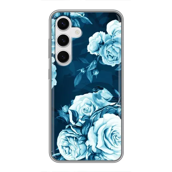 Чохол з принтом «Блактині бутони» для Samsung Galaxy S24