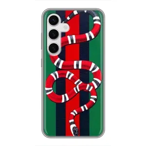 Чохли GUCCI для Самсунг Галаксi S24 (AlphaPrint) (Gucci змія)