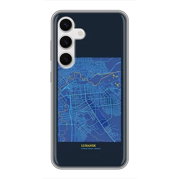 Чехол с принтом «Гуганск» для Samsung Galaxy S24