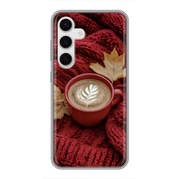 Чехол с принтом «Кофе на пледе» для Samsung Galaxy S24 Чехол с принтом «Кофе на пледе» для Samsung Galaxy S24