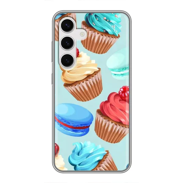 Чохол з принтом «Кексики» для Samsung Galaxy S24