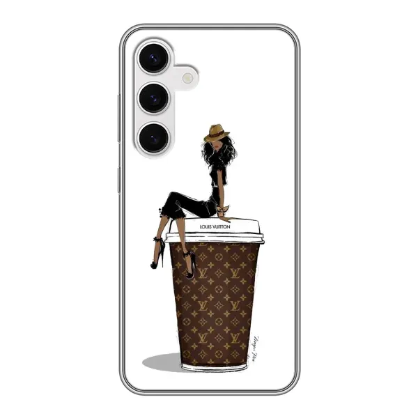 Чохол з принтом «кава LOUIS VUITTON» для Samsung Galaxy S24 Чохол з принтом «кава LOUIS VUITTON» для Samsung Galaxy S24