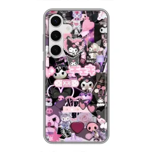 Чехол с кроликом Куроми на Samsung Galaxy S24 (Коллаж Куроми)