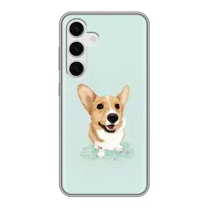 Чохли з собаками для Samsung Galaxy S24 (VPrint) (Коргі)