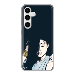 Чохол з друком для Samsung Galaxy S24 - (Мода) (AlphaPrint) (Гарна дівчина)