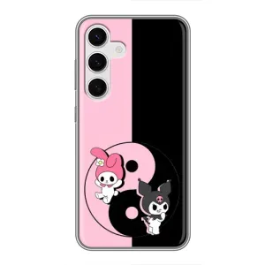 Чехол с кроликом Куроми на Samsung Galaxy S24 (Куроми Инь Янь)