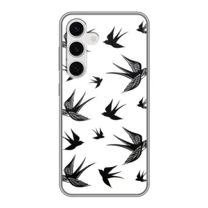 Чохол з пташками на Samsung Galaxy S24 (VPrint) (Ластівки)