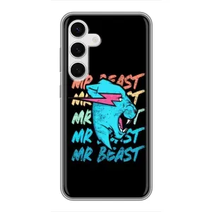 Чохли Містер Біст для Самсунг Галаксi S24 (logo Mr beast)