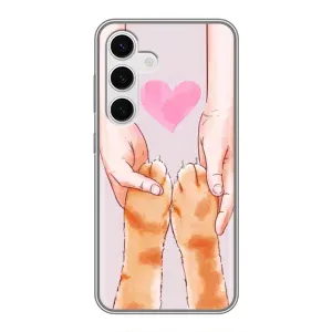 Чохол на Самсунг Галаксi S24 з Котиками (VPrint) (Любовь до котиків)