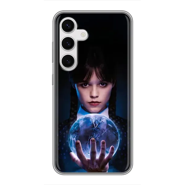 Чохол з принтом «Магічна сфера Венздей» для Samsung Galaxy S24