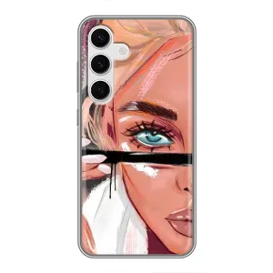 Чохол з друком для Samsung Galaxy S24 - (Мода) (AlphaPrint) (Макіяж)