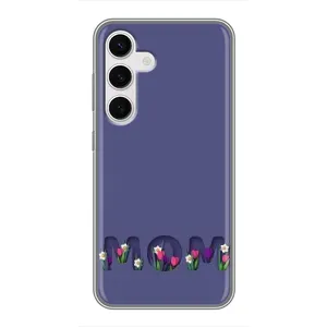 Чехлы для мамы на Samsung Galaxy S24 (Мама в цветах)