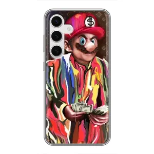 Бренднові Чохли для Samsung Galaxy S24 - (PREMIUMPrint) (Mario LV)