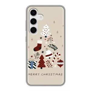 Різдвяні Чохли для Samsung Galaxy S24 (VPrint) (Merry Christmas)