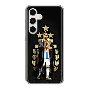 Чохли для Samsung Galaxy S24 (Leo чемпіон) (AlphaPrint) (Мессі Король)