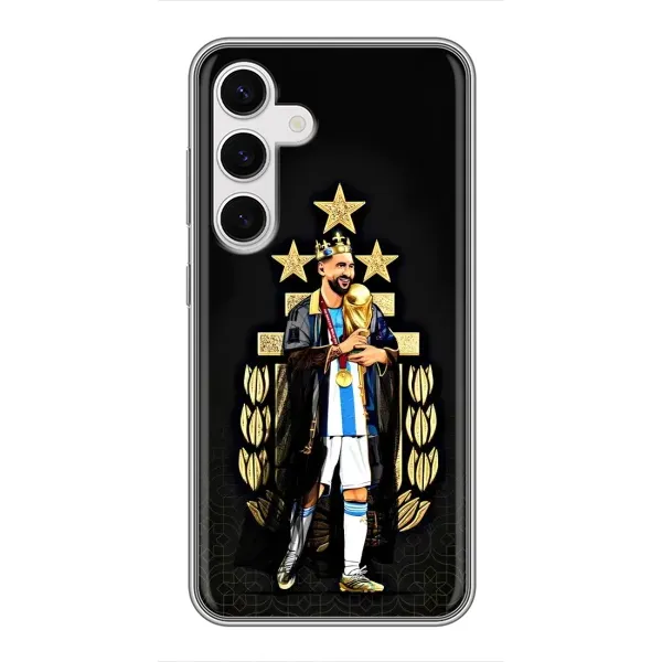 Чохол з принтом «Мессі Король» для Samsung Galaxy S24