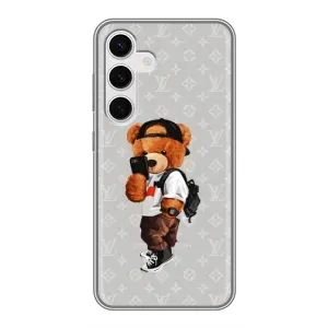 Бренднові Чохли для Samsung Galaxy S24 - (PREMIUMPrint) (Ведмедик Луі)