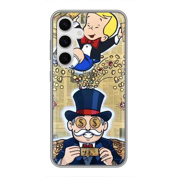 Чехол с принтом «Монополия Мен» для Samsung Galaxy S24