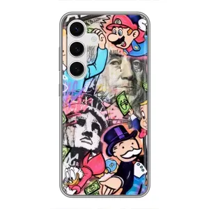 Чохли з крутими принтами для Samsung Galaxy S24 - (PREMIUMPrint) (Monopoly man)