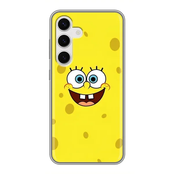 Чехол с принтом «Мордашка Спанч Боба» для Samsung Galaxy S24