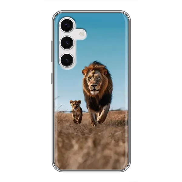 Чехол с принтом «Мусафа и Симба» для Samsung Galaxy S24 Чехол с принтом «Мусафа и Симба» для Samsung Galaxy S24