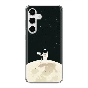 Космічні Чохли для Самсунг Галаксi S24 (VPrint) (На місяці)
