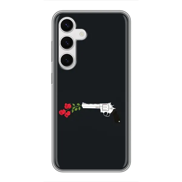 Чохол з принтом «Неочікувані квіти» для Samsung Galaxy S24