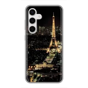 Чохол Ейфелева Вежа Samsung Galaxy S24 - (AlphaPrint) (Нічний Париж)