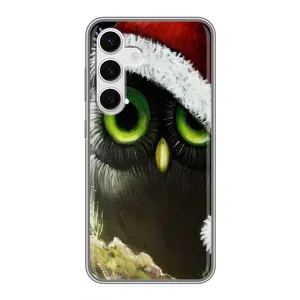 Новорічні Чохли для Самсунг Галаксi S24 (VPrint) (Новорічна Сова)
