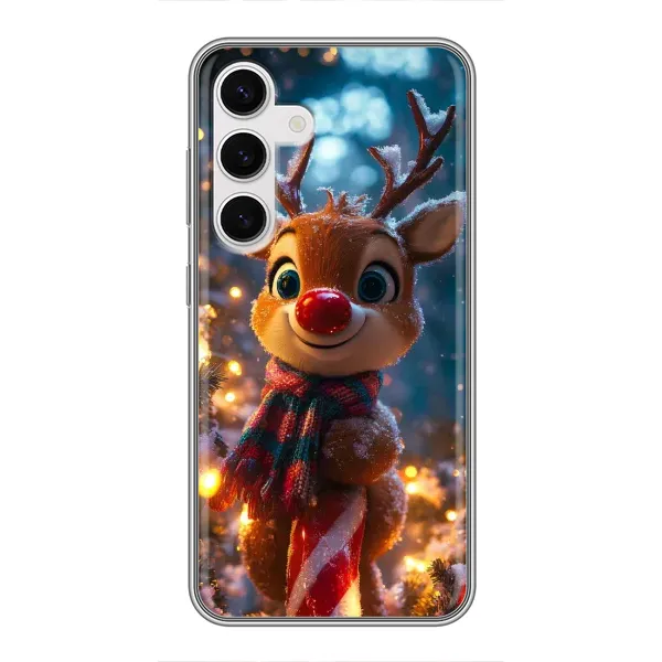 Чохол з принтом «Олень з шарфом» для Samsung Galaxy S24