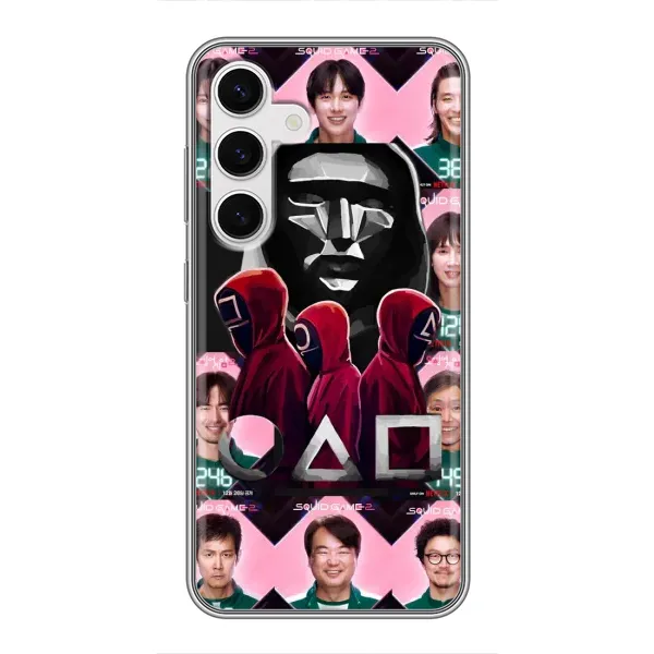 Чохол з принтом «Учасники Гра кальмара» для Samsung Galaxy S24